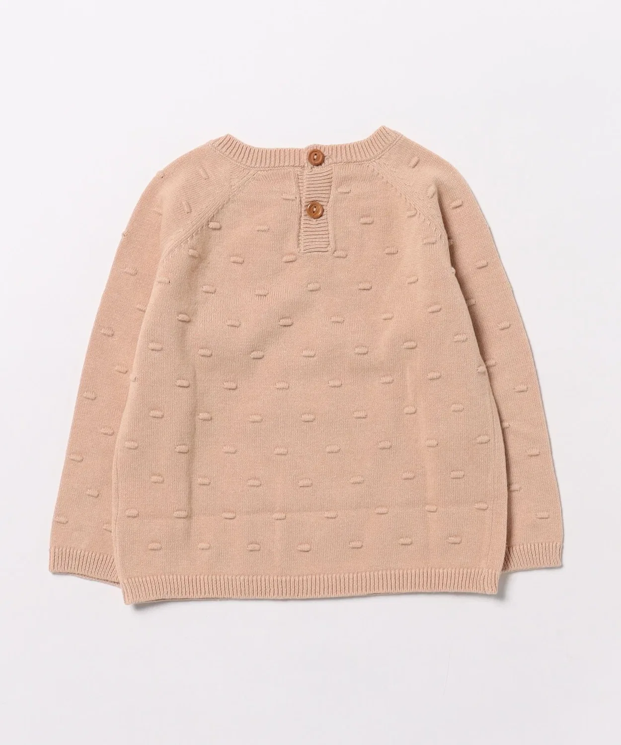 Детский свитер с фактурной стежкой, модель BAILEY KNIT SWEATER Quincy Mae, Pink — фото 2