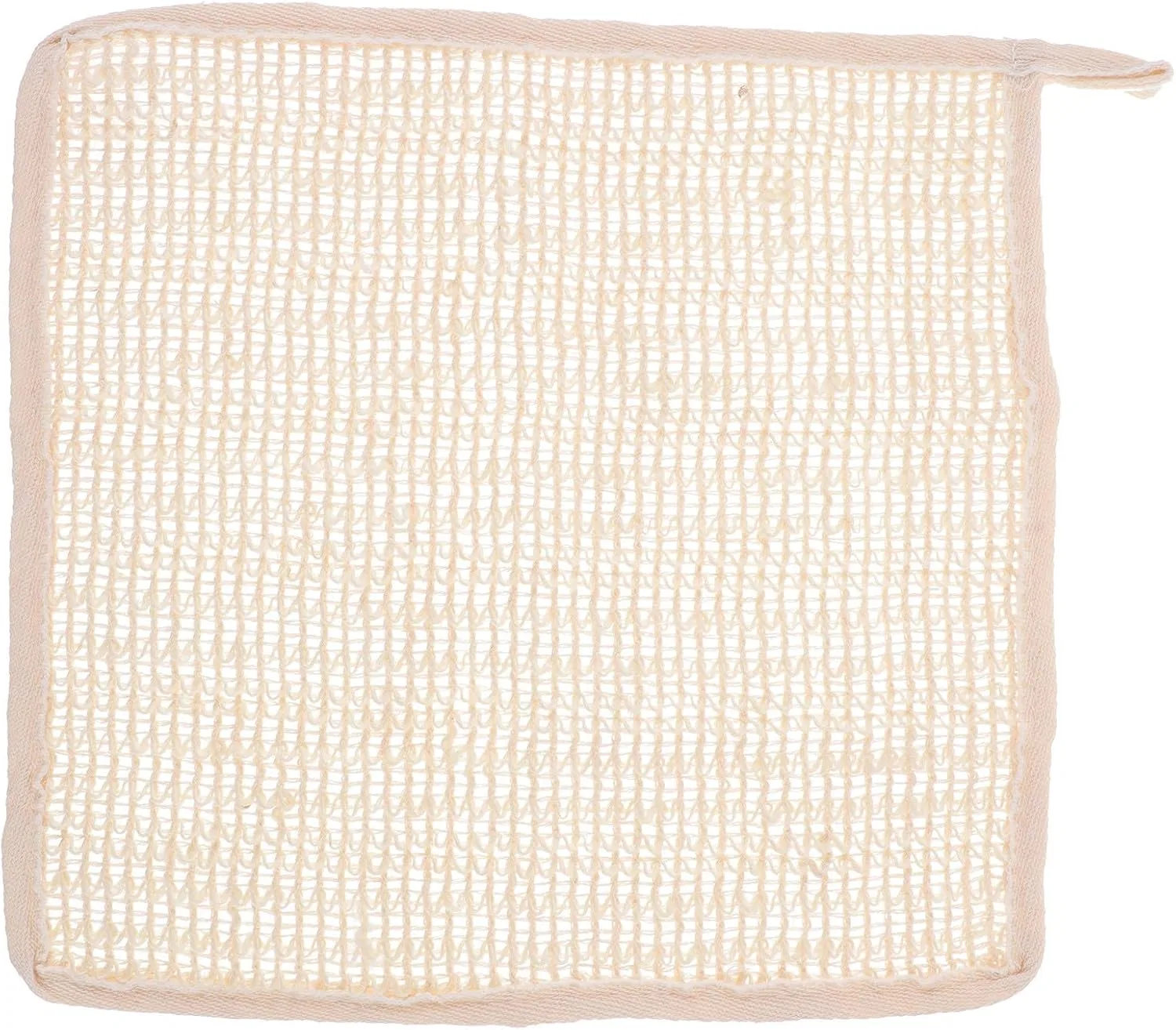 Мочалка для тела из хлопка, 28x25 см, Khaki Generic