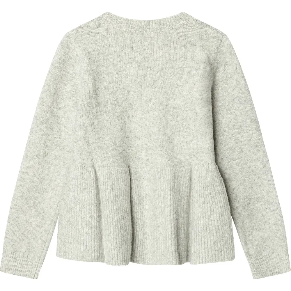 Детский свитер с круглым воротником Pepe jeans Mavis, Grey — фото 2