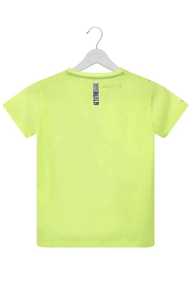 Детская футболка для мальчиков с принтом Amarelle, Light Green — фото 4