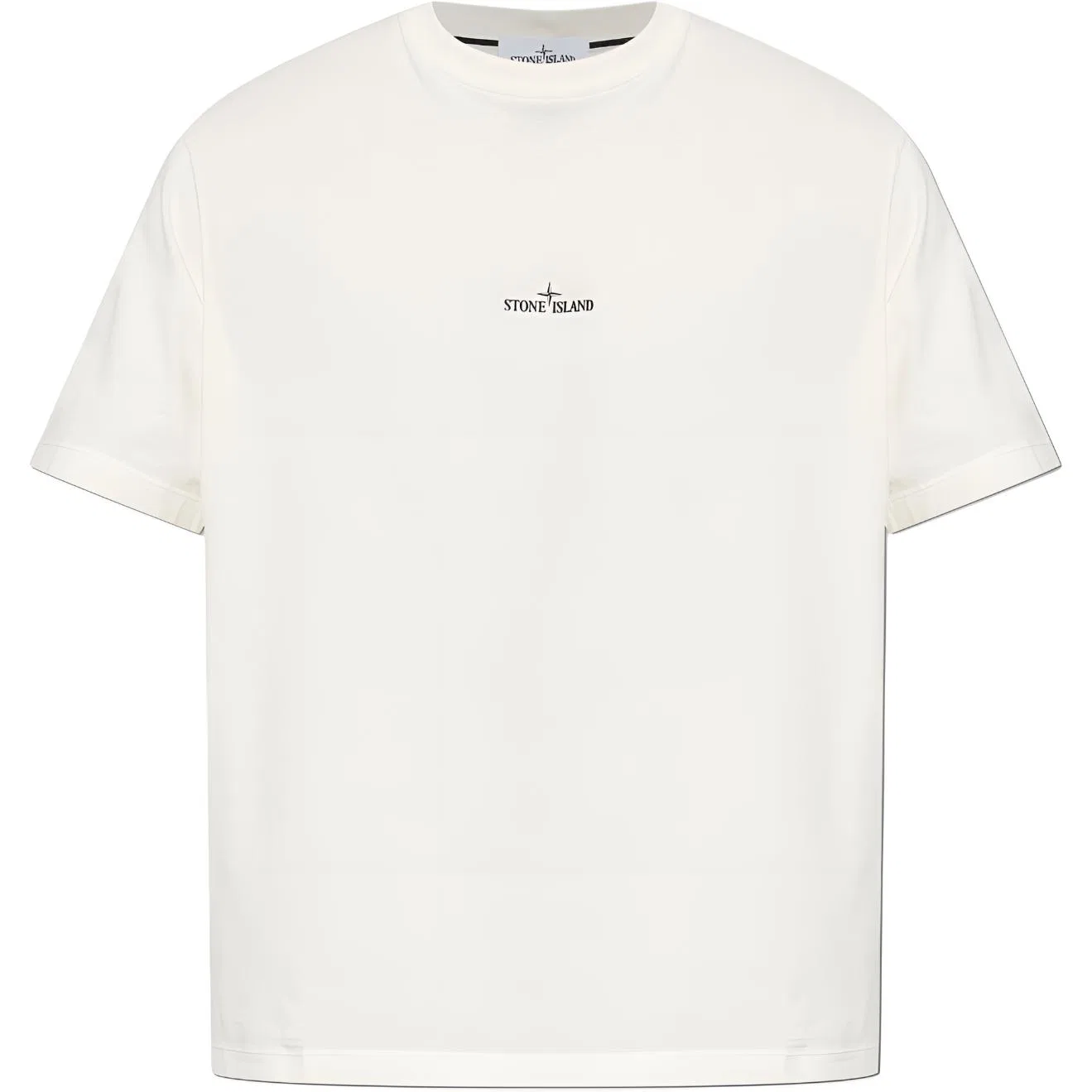 Мужская футболка с круглым вырезом White STONE ISLAND