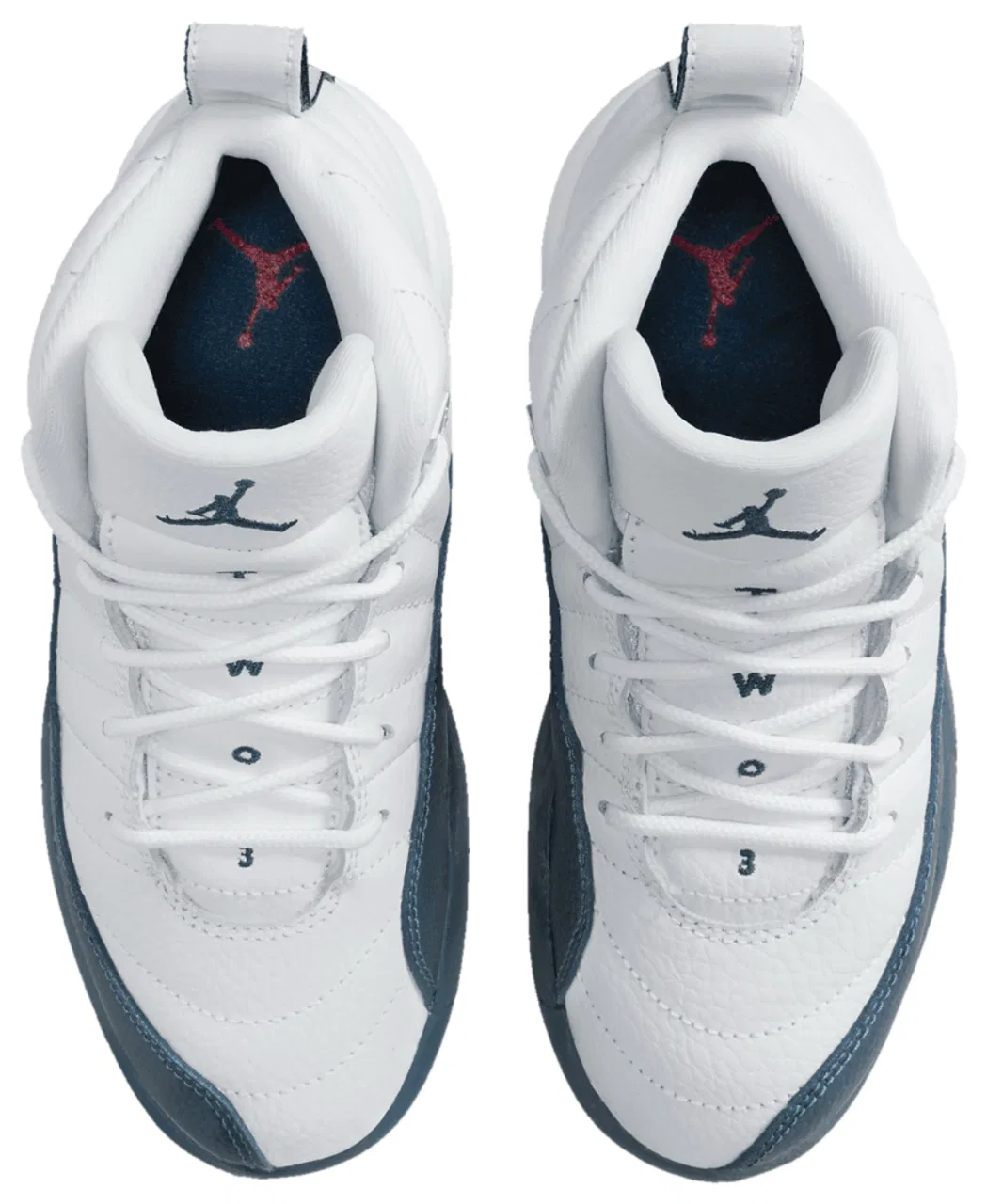 Кроссовки для мальчиков Retro 12 Jordan, цвет French Blue/Metallic Silver/White — фото 4