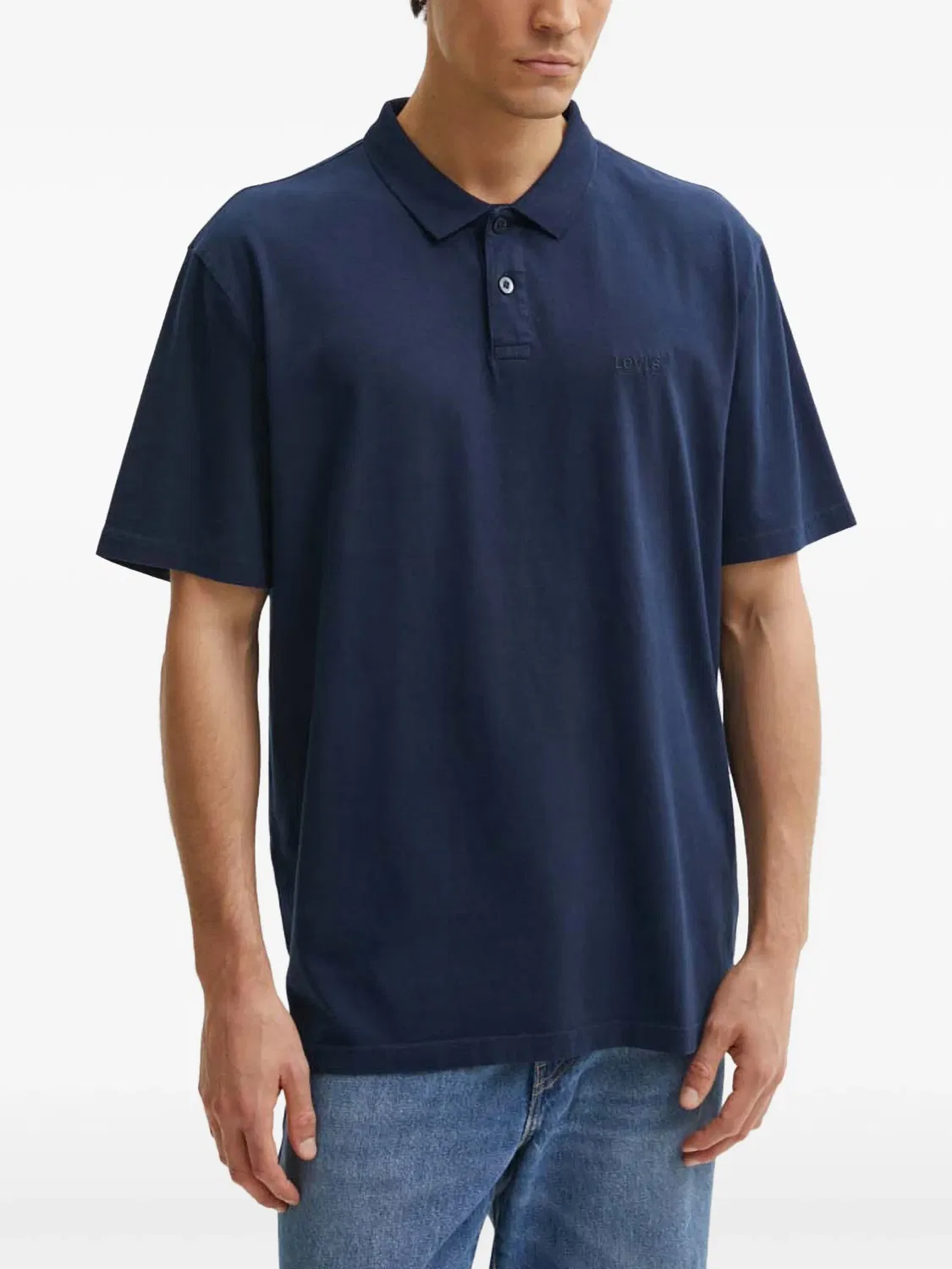 Рубашка поло синяя Levi's, синий