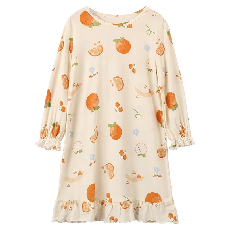 Детское платье для девочек с длинным рукавом Red bean, Yellow Chestnut