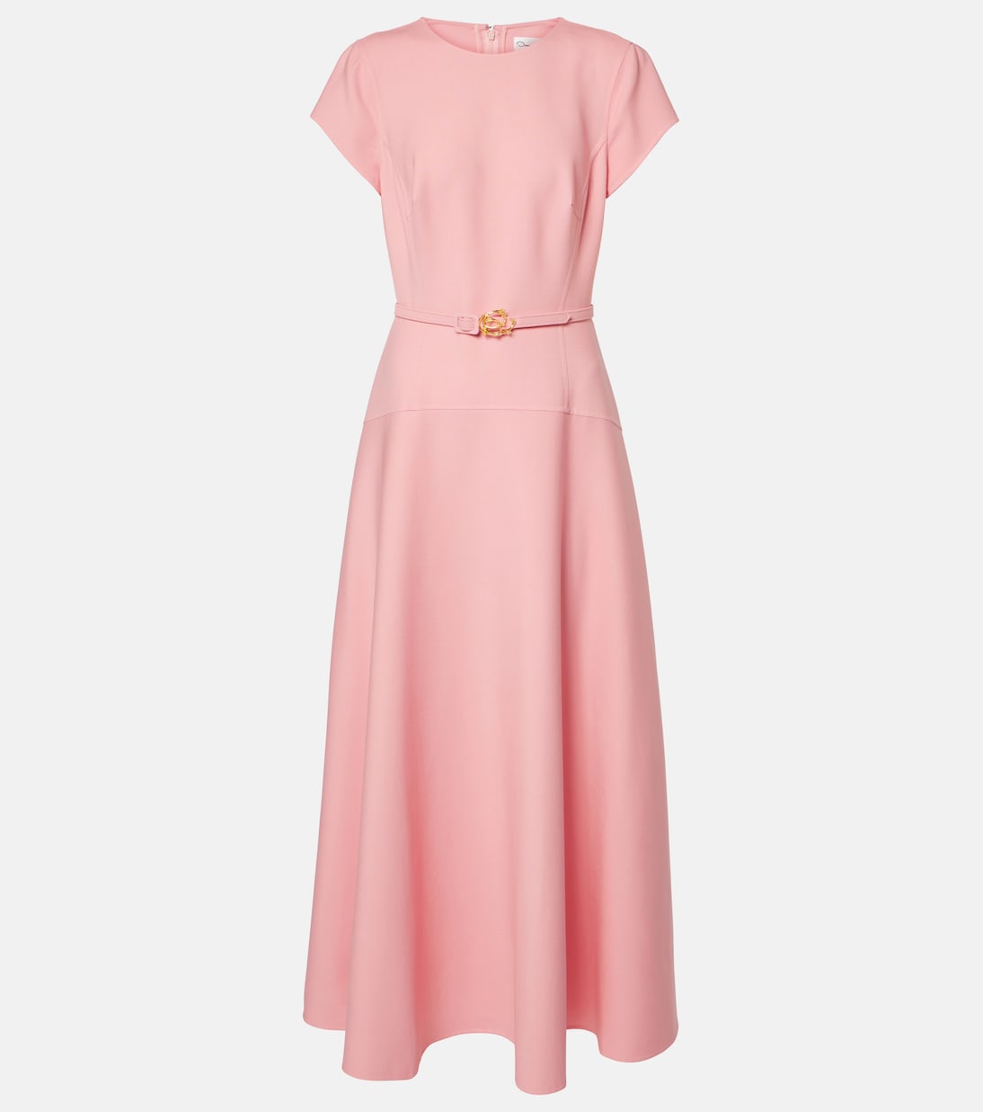 

Платье миди из смесовой шерсти Oscar de la Renta, Petal