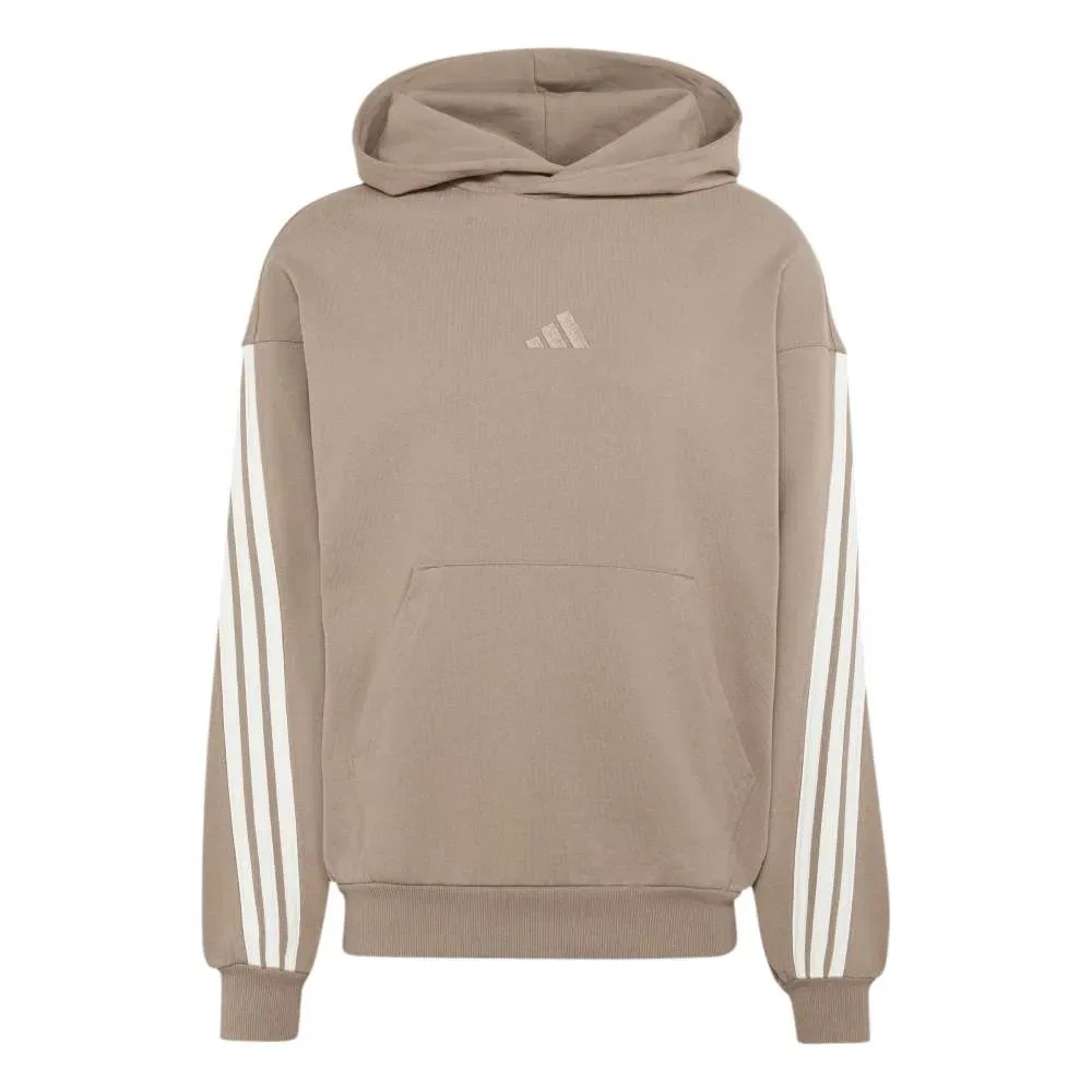 Мужской худи с принтом Kit 3-Stripes Adidas, Beige — фото 3