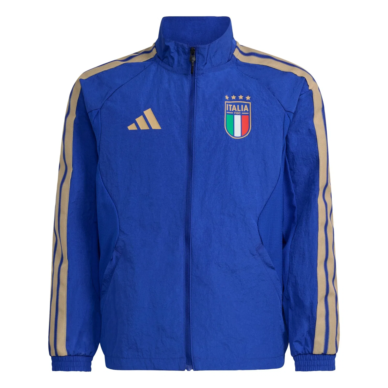 Спортивная куртка Adidas Performance Italien Anthem синего цвета