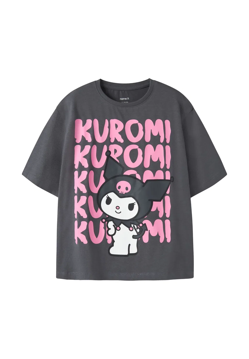 Nkfsybil kuromi ss nreg top sky - print t-shirt Name It, Iron Gate — фото 3