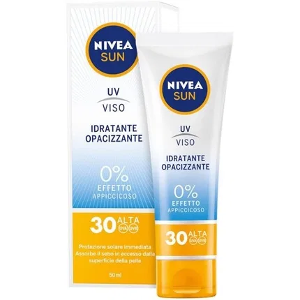 Солнцезащитный крем для лица с высокой защитой SPF30 Shine Control 50 мл Nivea
