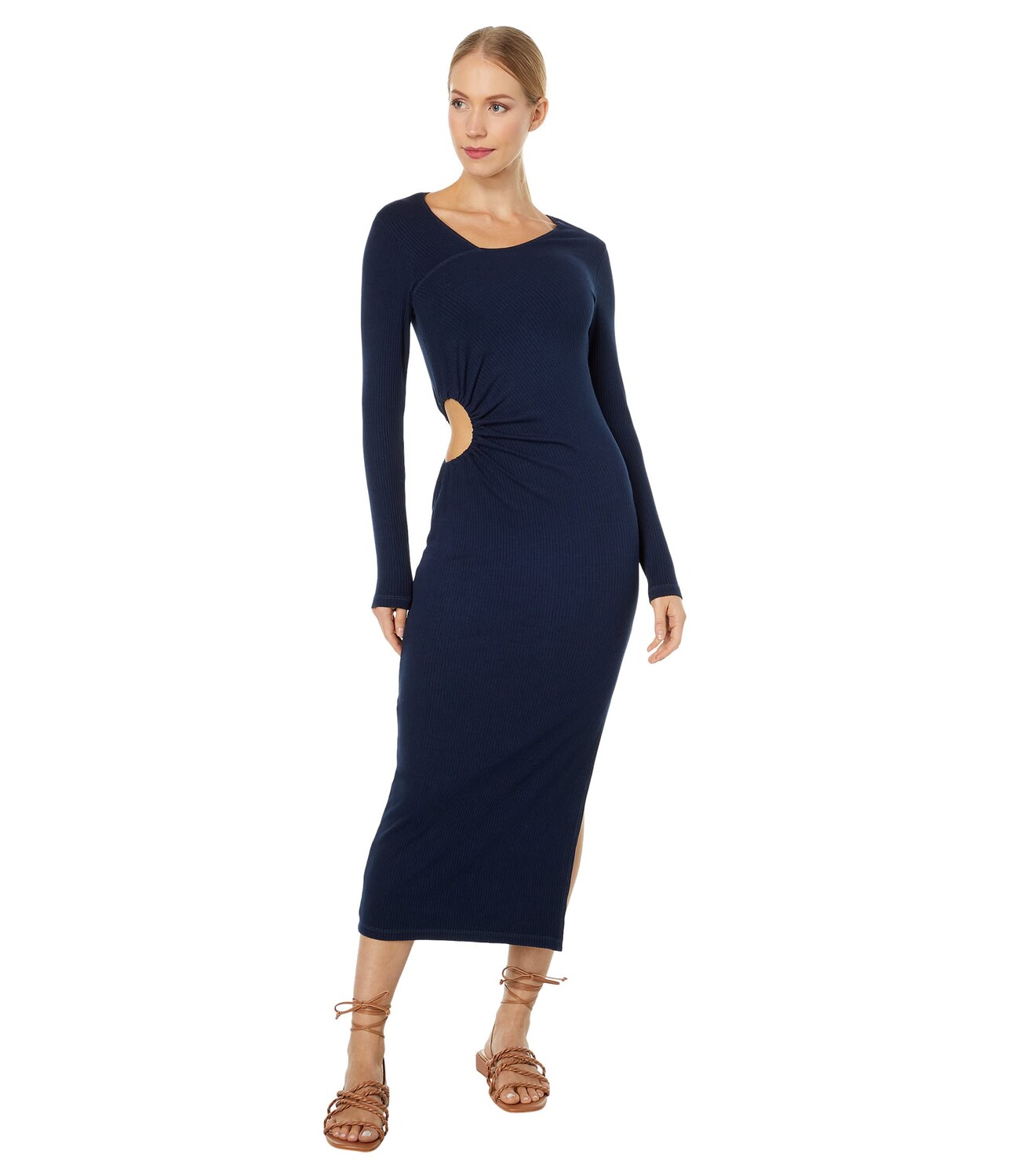 

Платье SUNDRY, Long Sleeve Side Cutout Dress