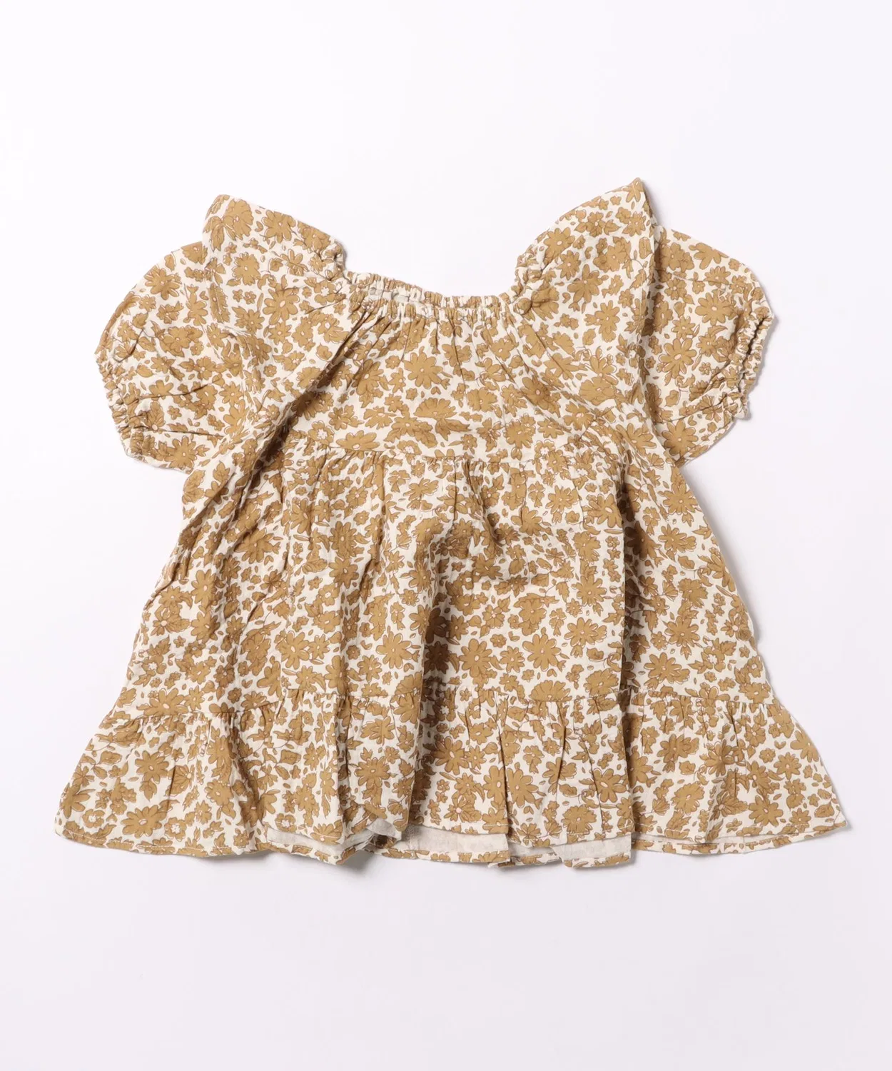 Детское платье с воланами Willow Dress Gold Gardens Rylee + Cru, Brown