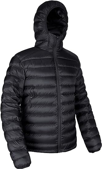 

Куртка Bakery Men's Down Hooded Packable Down Puffer Lightweight Water, черный