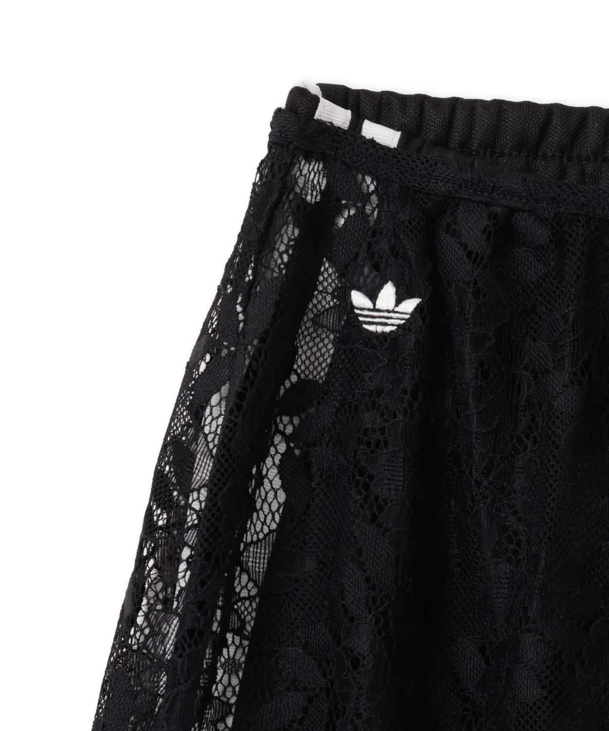Женские спортивные штаны свободного кроя с кружевной юбкой Firebird Loose Adidas, Black — фото 4