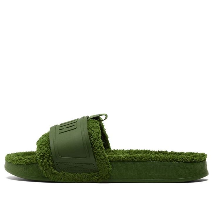 

Шлепанцы PUMA Leadcat Ylm Slide Winter Slipper Green, зеленый