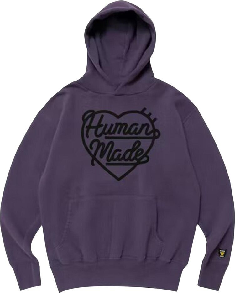 

Толстовка Human Made Hooded Sweatshirt 'Purple', фиолетовый
