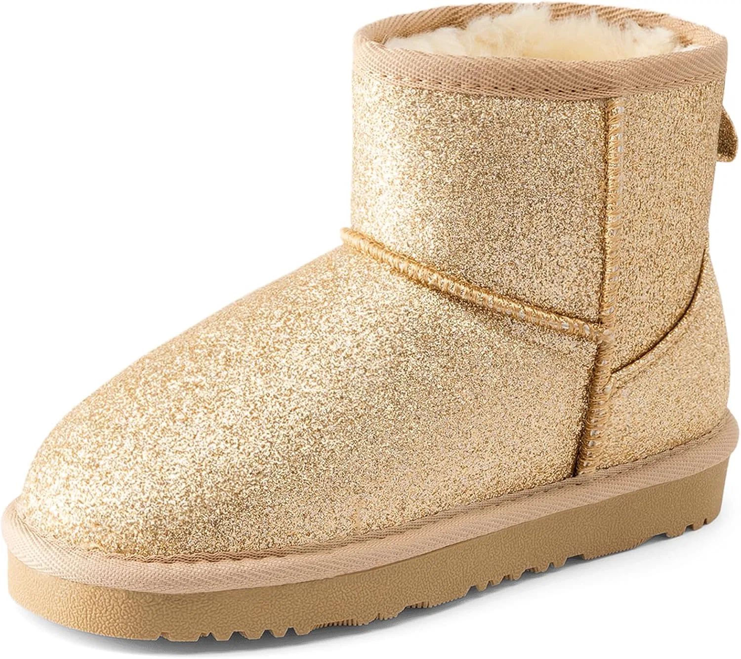 Детские зимние сапоги для девочек DREAM PAIRS, Gold