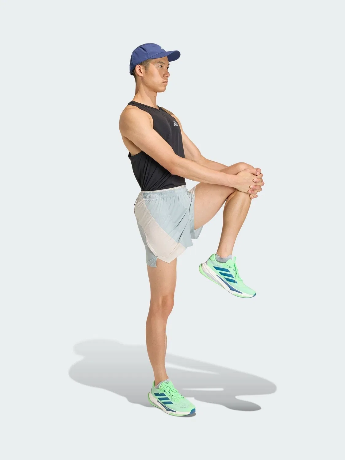 Шорты беговые adi365Breeze adidas, зеленые