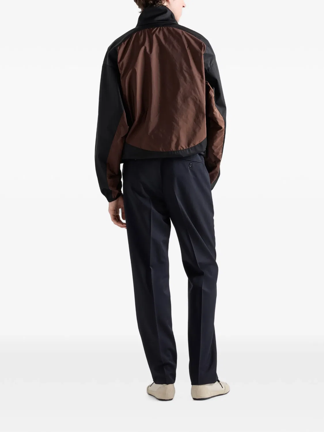 Куртка Re-Nylon Prada, коричневый — фото 3