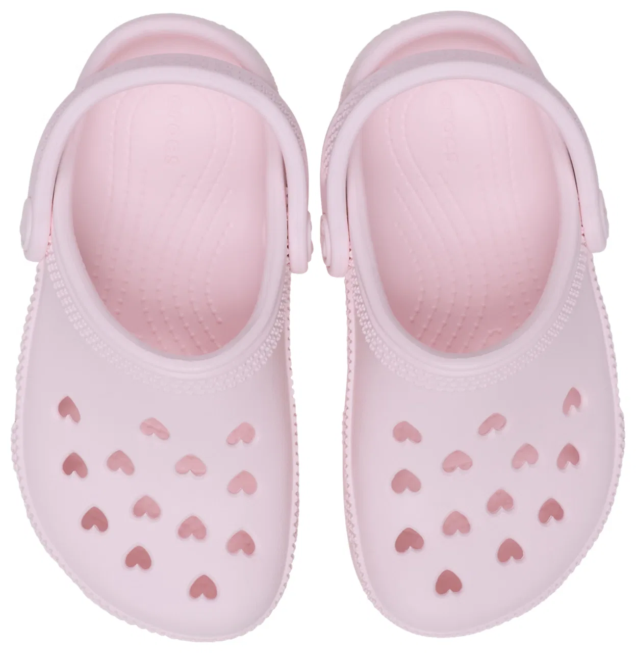 Детские сабо для девочек с принтом Hearts Cut Out, Crocs, Bubble Ice Bubble Ice — фото 4