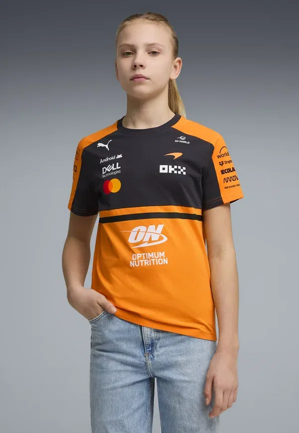 Футболка с принтом Puma X McLaren Racing Replica, папайя — фото 2