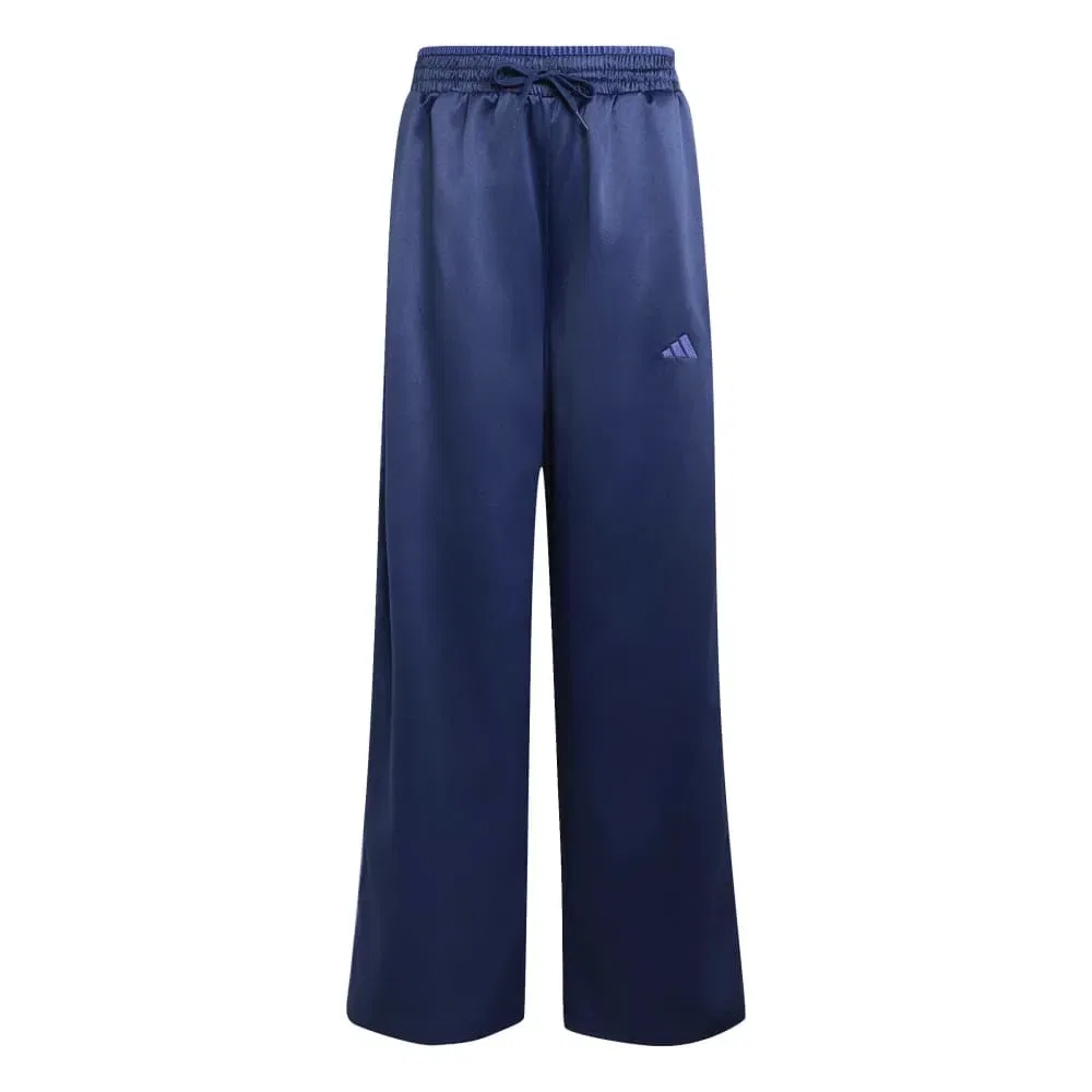 Брюки широкие Satin Adidas, синий — фото 3