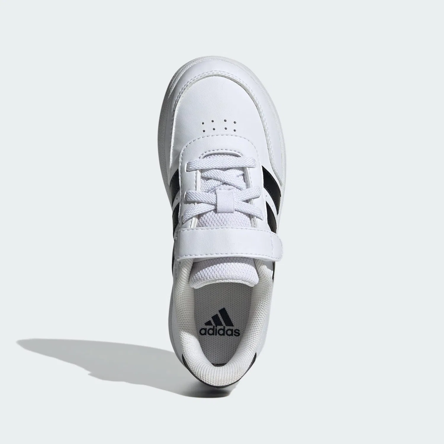 Детские кроссовки с липучкой Breaknet 2.0 Adidas, Weiss Schwarz — фото 3