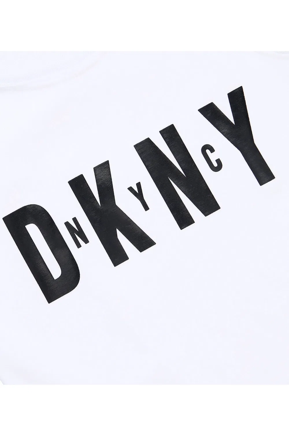 Топ DKNY Kids, белый — фото 3