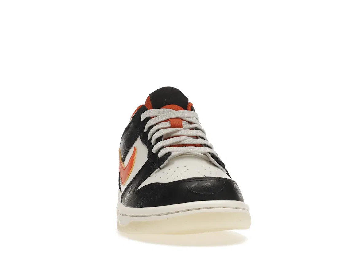 Детские кроссовки Lifestyle с подсветкой Nike Dunk Low PRM, Sail/Starfish/Black — фото 2