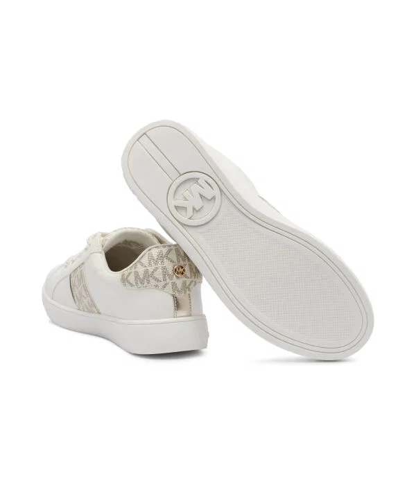 Детские кроссовки для девочек с закрытым носком Jem Maxine Michael Kors Kids, белый — фото 4