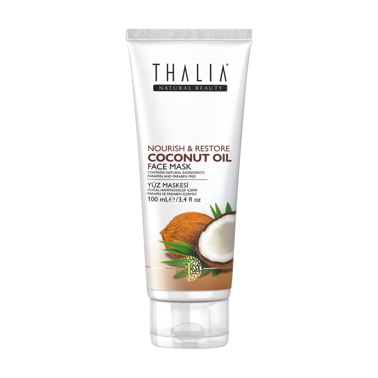 

Маска для лица Thalia с кокосовым маслом, 100 мл