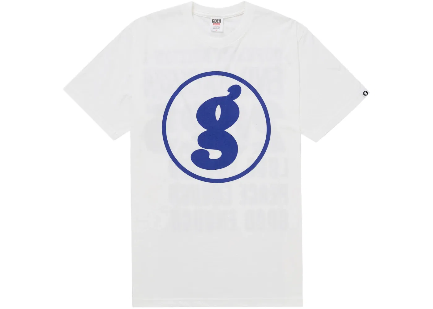 Мужская футболка с принтом Supreme GOODENOUGH End Racism Tee, White