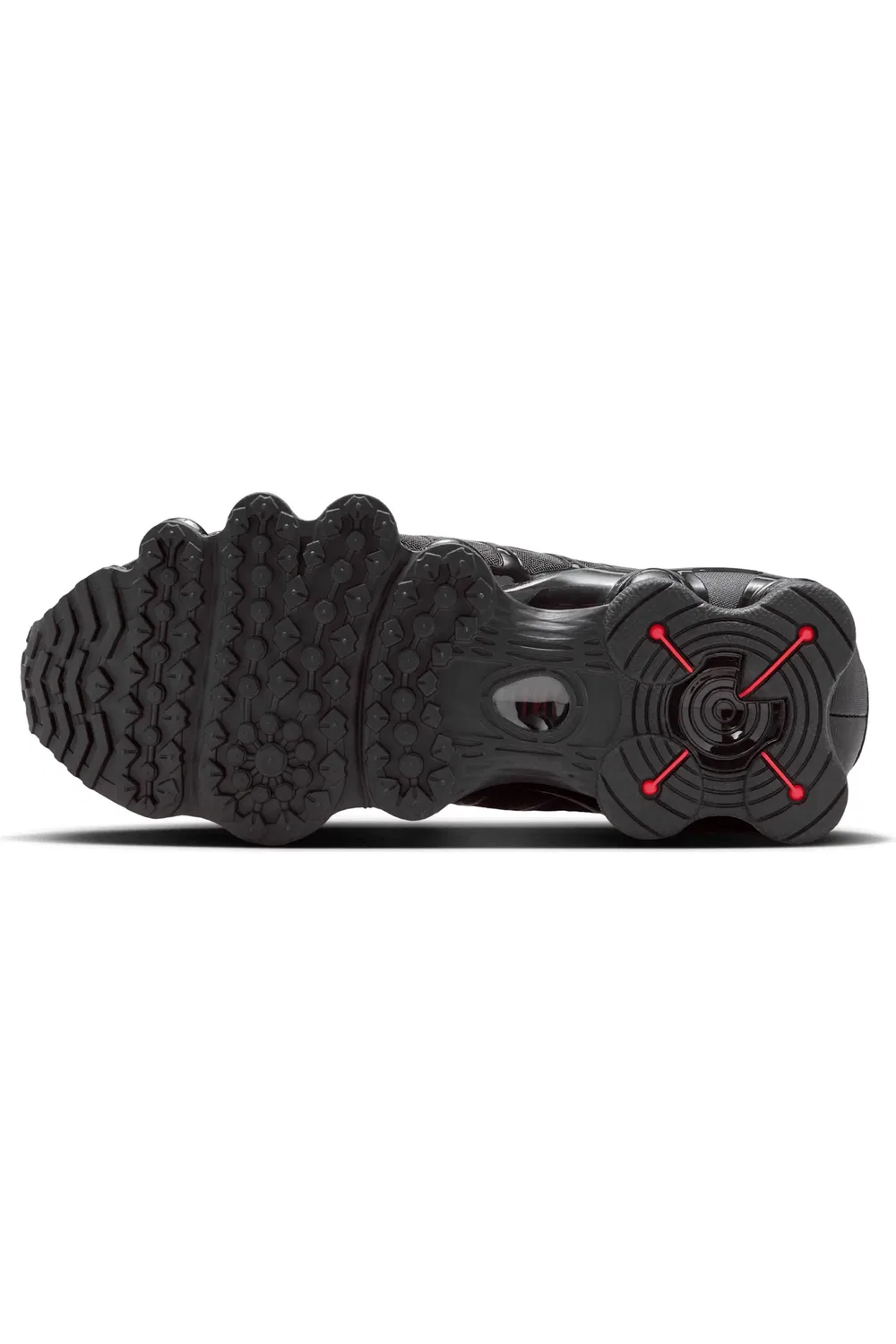 Детские кроссовки на амортизирующей подошве Shox TL Nike, 001 Black/Metallic Hema — фото 4