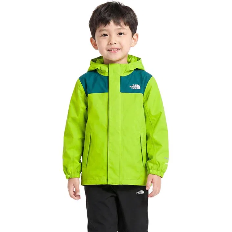 Детская ветровка с капюшоном Wild Green THE NORTH FACE