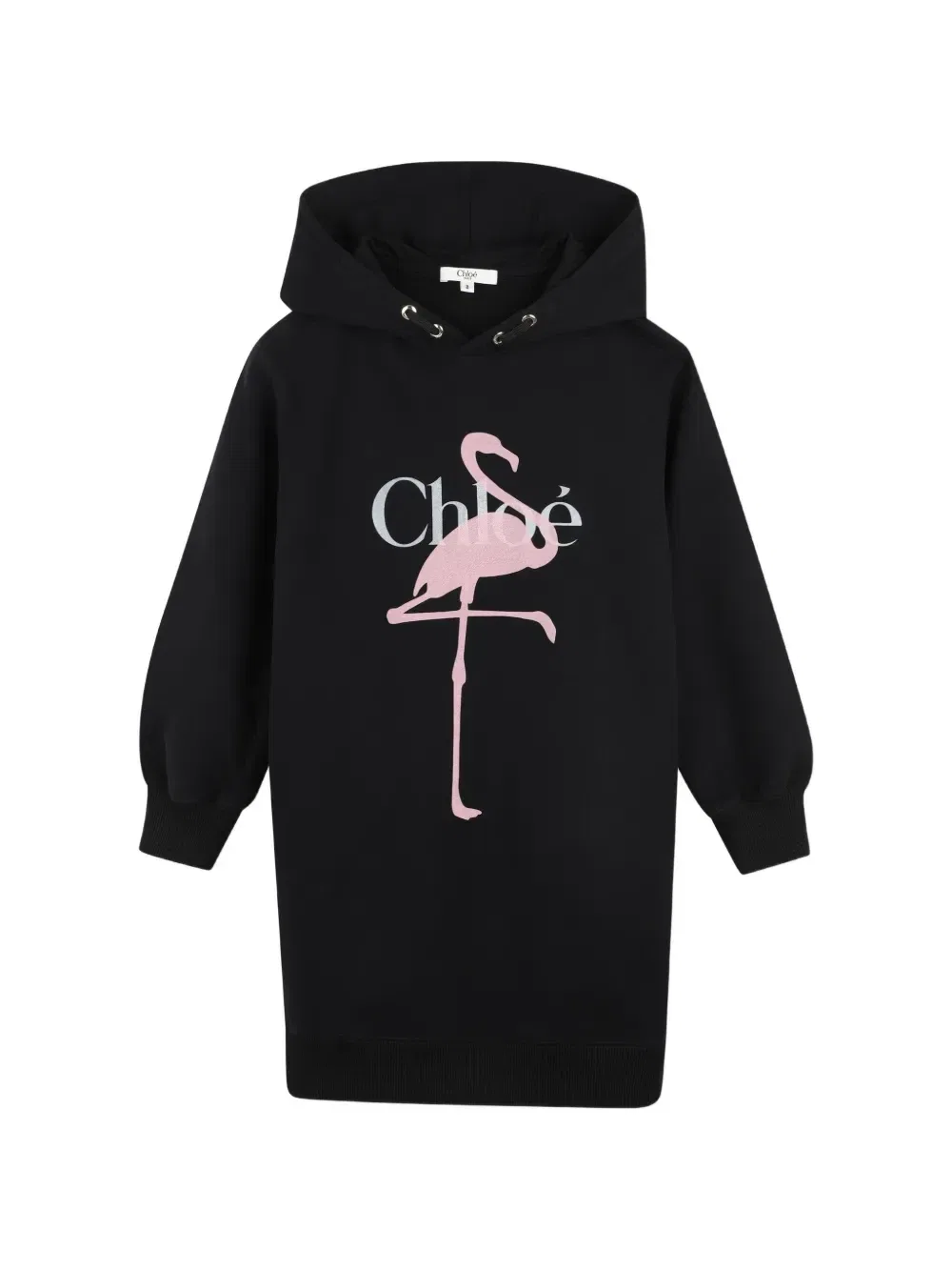 Платье с логотипом Chloe Kids, черный