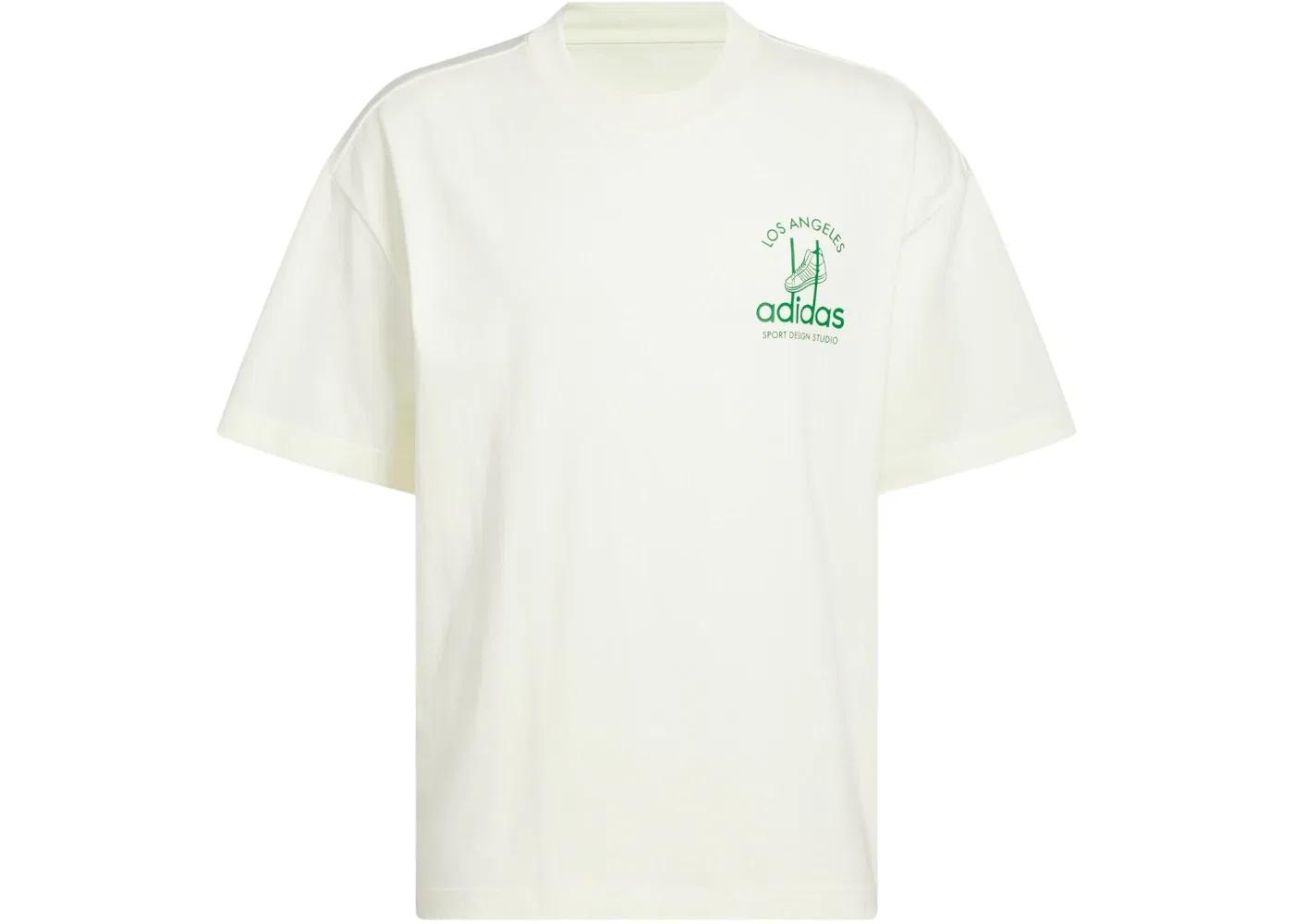 Мужская футболка с графическим принтом Tee Adidas, Ivory Green