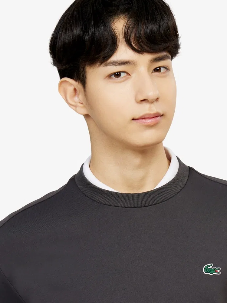 Футболка с длинным рукавом Air Jersey Crewneck LACOSTE, Silver — фото 2