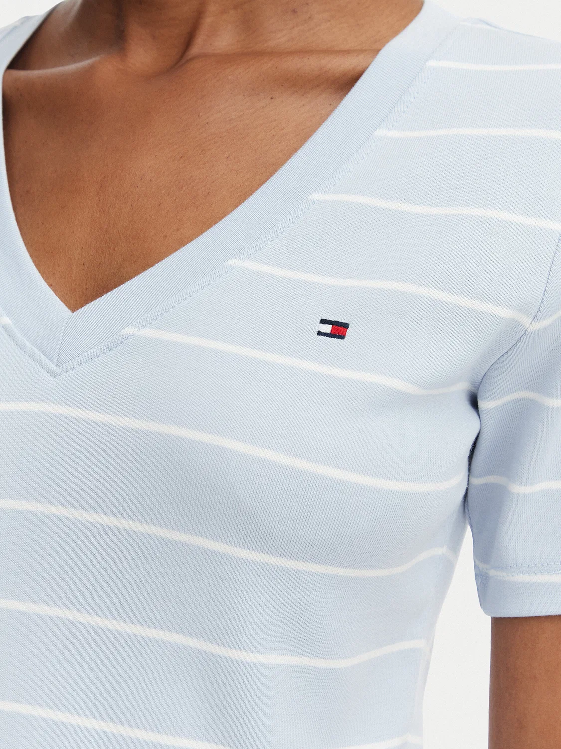 Женская футболка стандартного кроя Cody Tommy Hilfiger, синий — фото 4