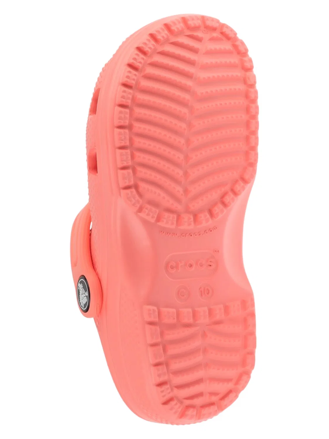 Сандалии Crocs Classic Clog Kids T розового цвета — фото 3