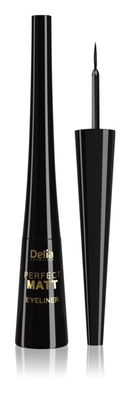 

Матовая подводка для глаз Delia Cosmetics Perfect Matt Shape Master, оттенок Black 4 мл