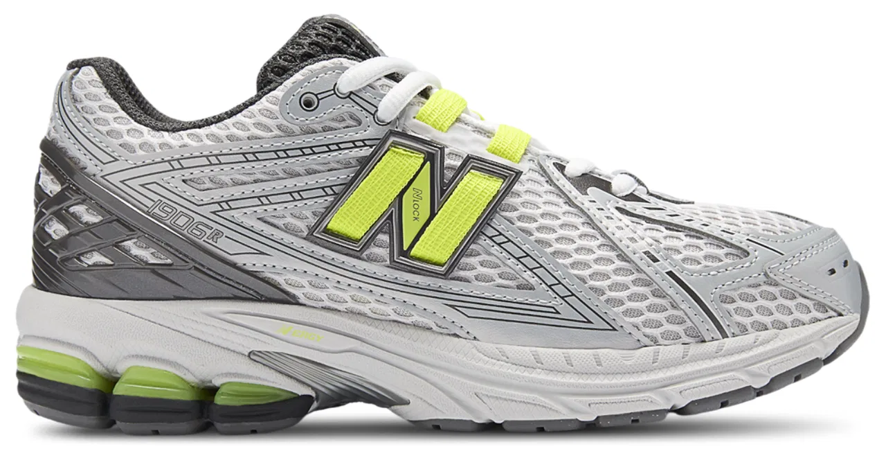 Кроссовки для мальчиков 1906 New Balance, цвет Black Metallic/Alkaline Green/Silver Metallic
