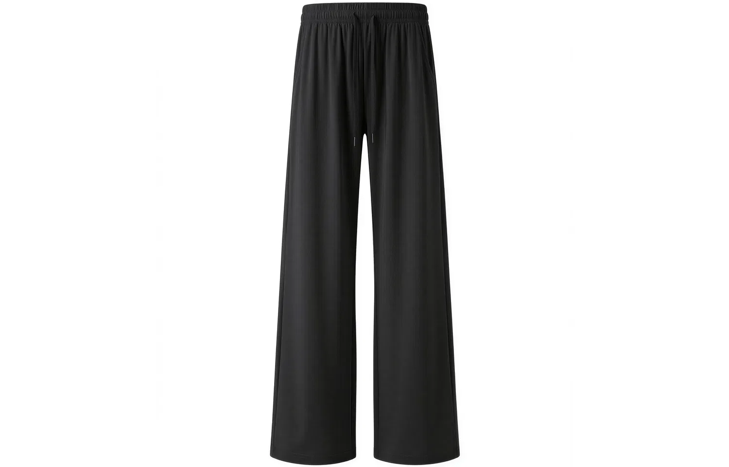 Женские брюки свободного кроя Black Premium Upgraded Smooth Ice Silk YALU