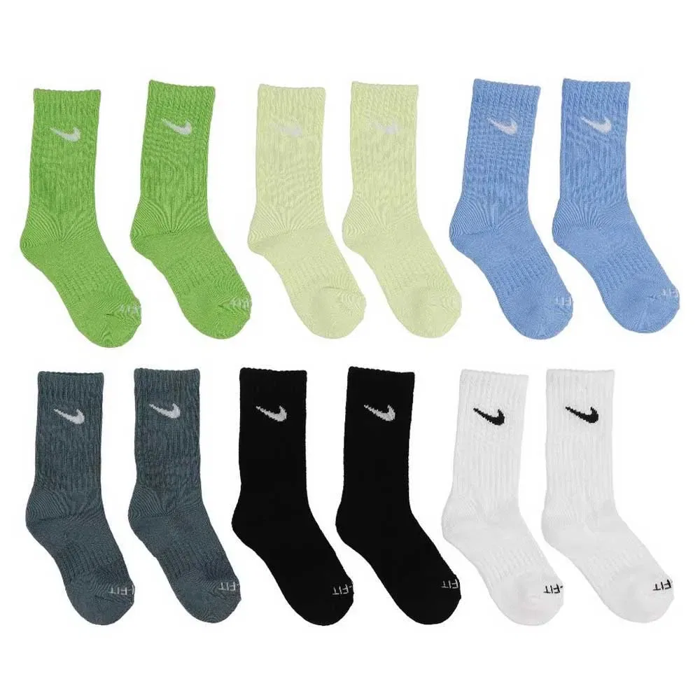 Носки спортивные 6 пар Nike Dri-Fit Performance Basic Crew Nike, мультиколор — фото 2
