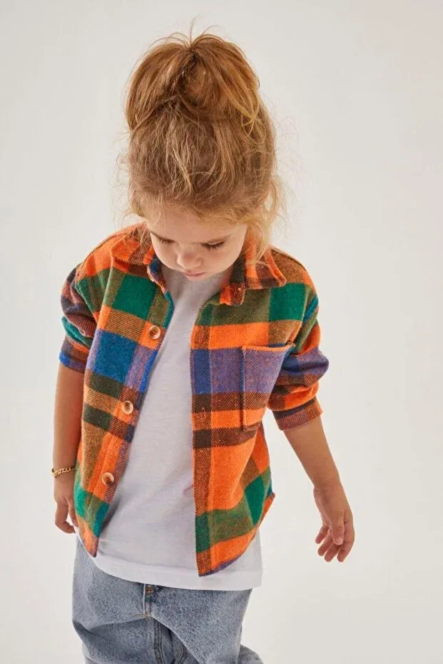 Детская рубашка для мальчиков с длинным рукавом Nazhankids, Multicolor — фото 4