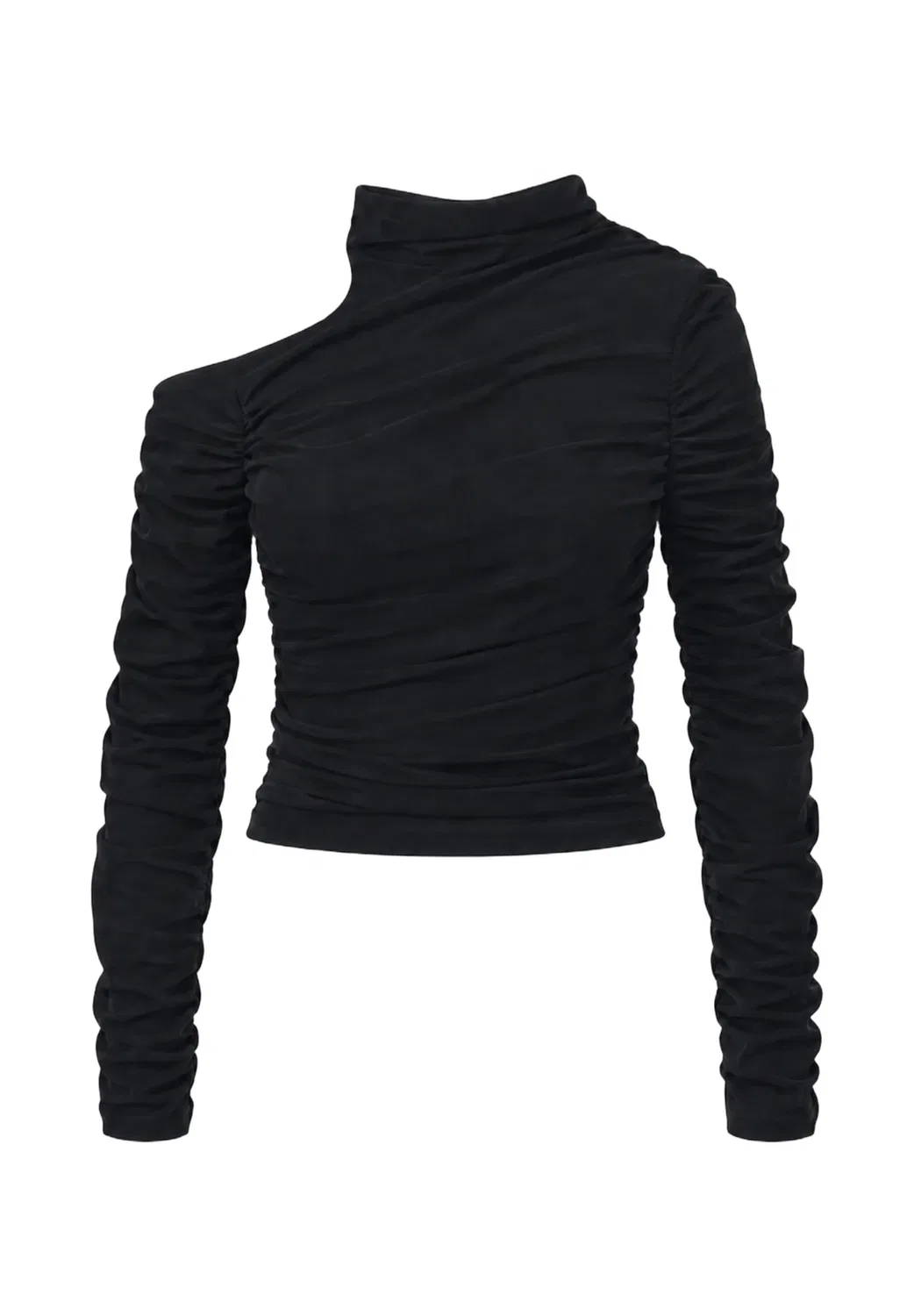 Maglia arricciata - топ с длинными рукавами Marc Ellis, Black