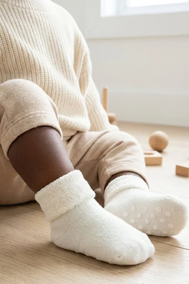 Детские носки махровые Bony Socks, Ecru
