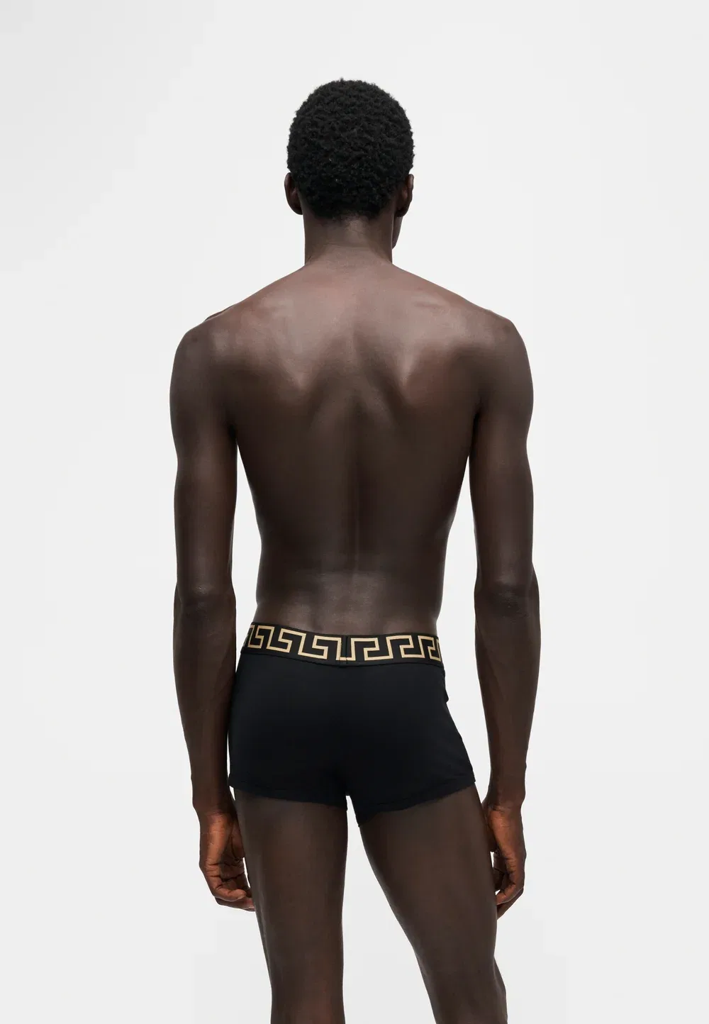 Комплект нижнего белья (2 шт.) - боксерские шорты Versace, White/Black/Gold-Coloured — фото 3
