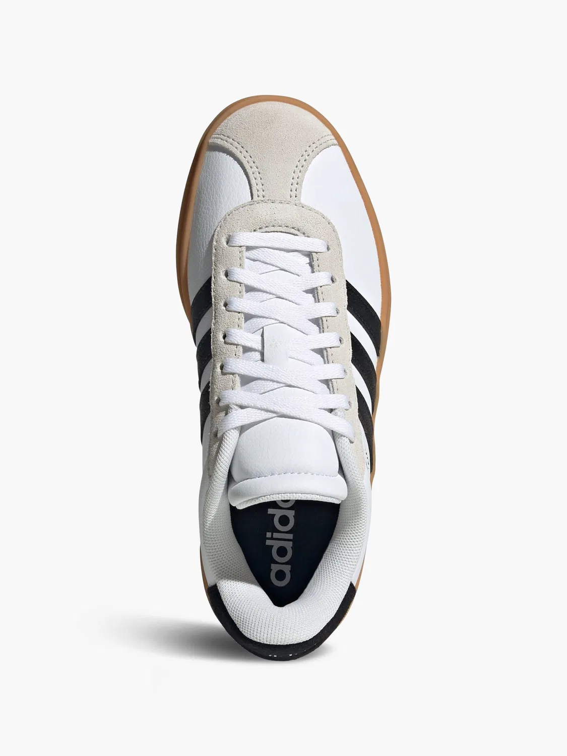 Детские кеды с низким верхом Adidas, белый — фото 2