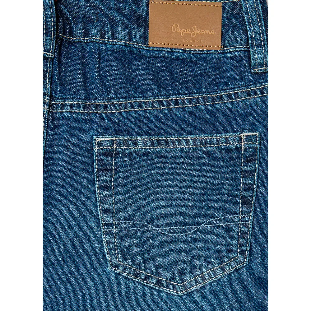 Джинсы прямого кроя с высокой посадкой Robyne Pepe Jeans, синий — фото 4