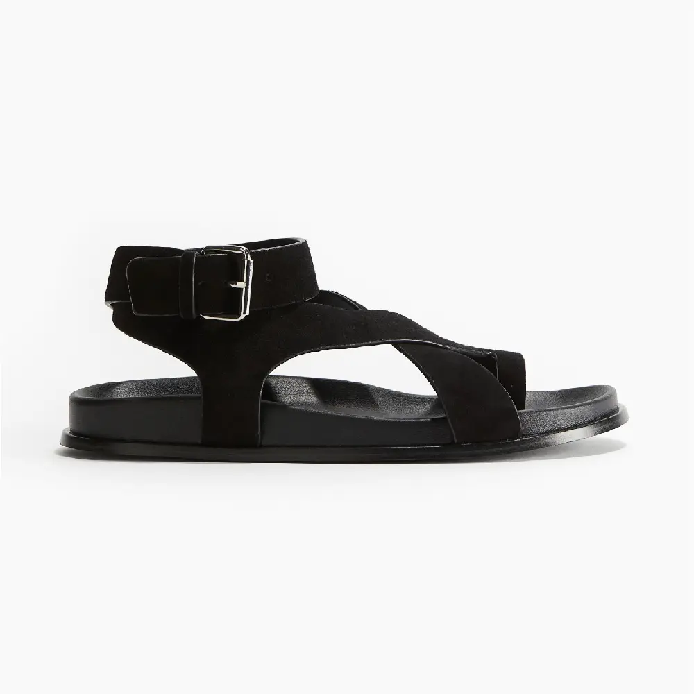 

Сандалии H&M Suede, черный