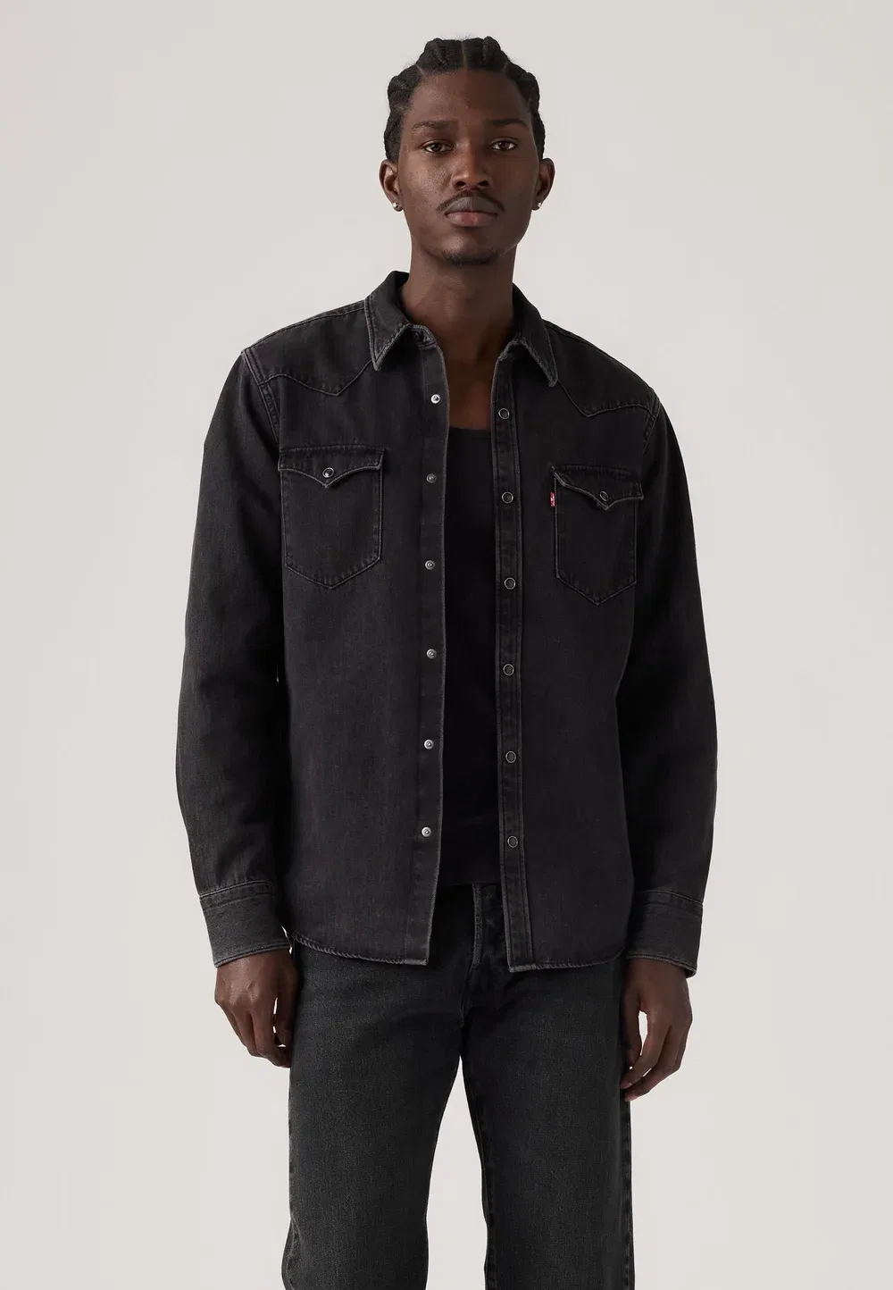 Рубашка Barstow Western Standard Levi'S, Thermodapt Black — фото 2